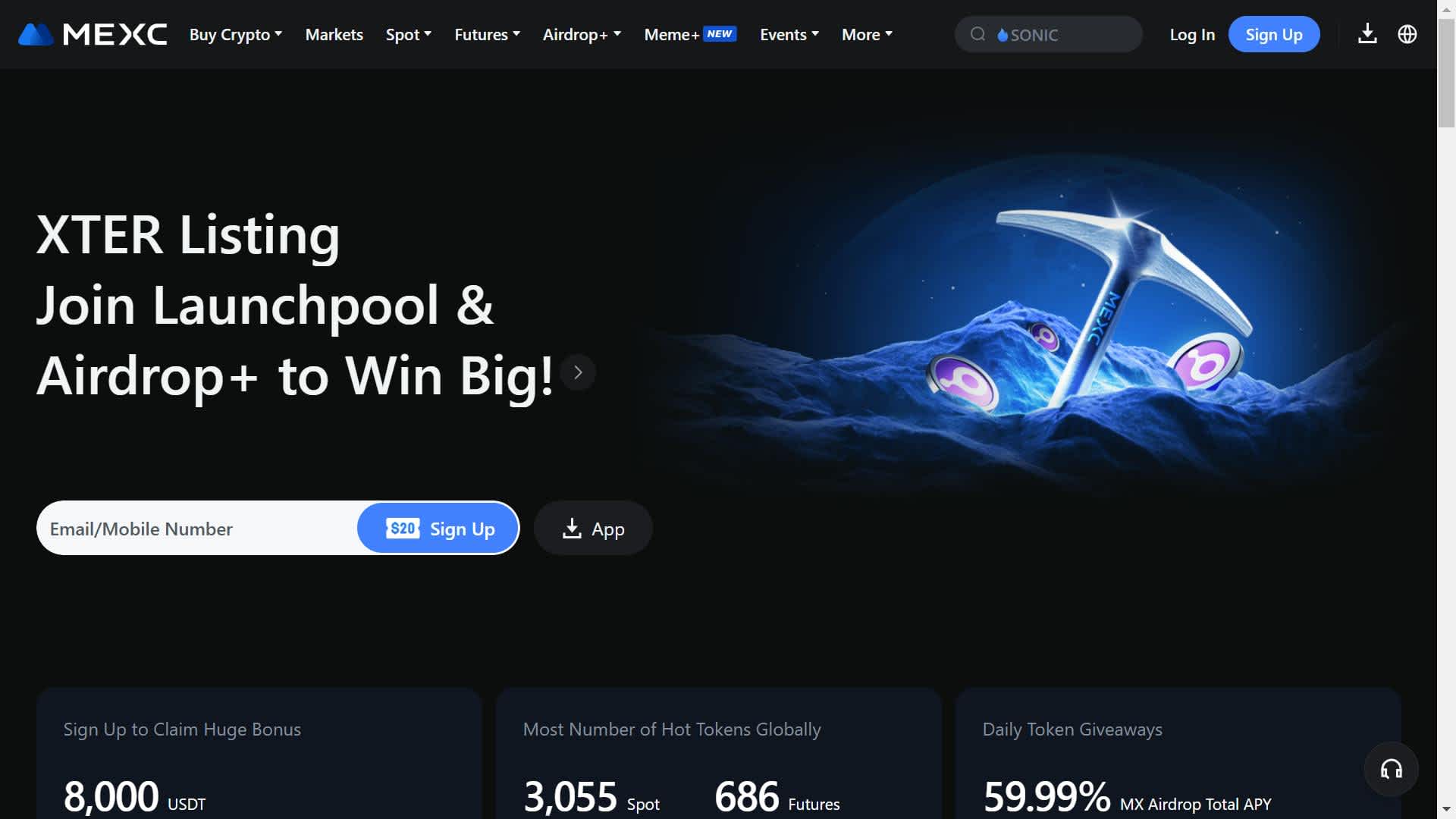 MEXC: best non-KYC crypto exchange