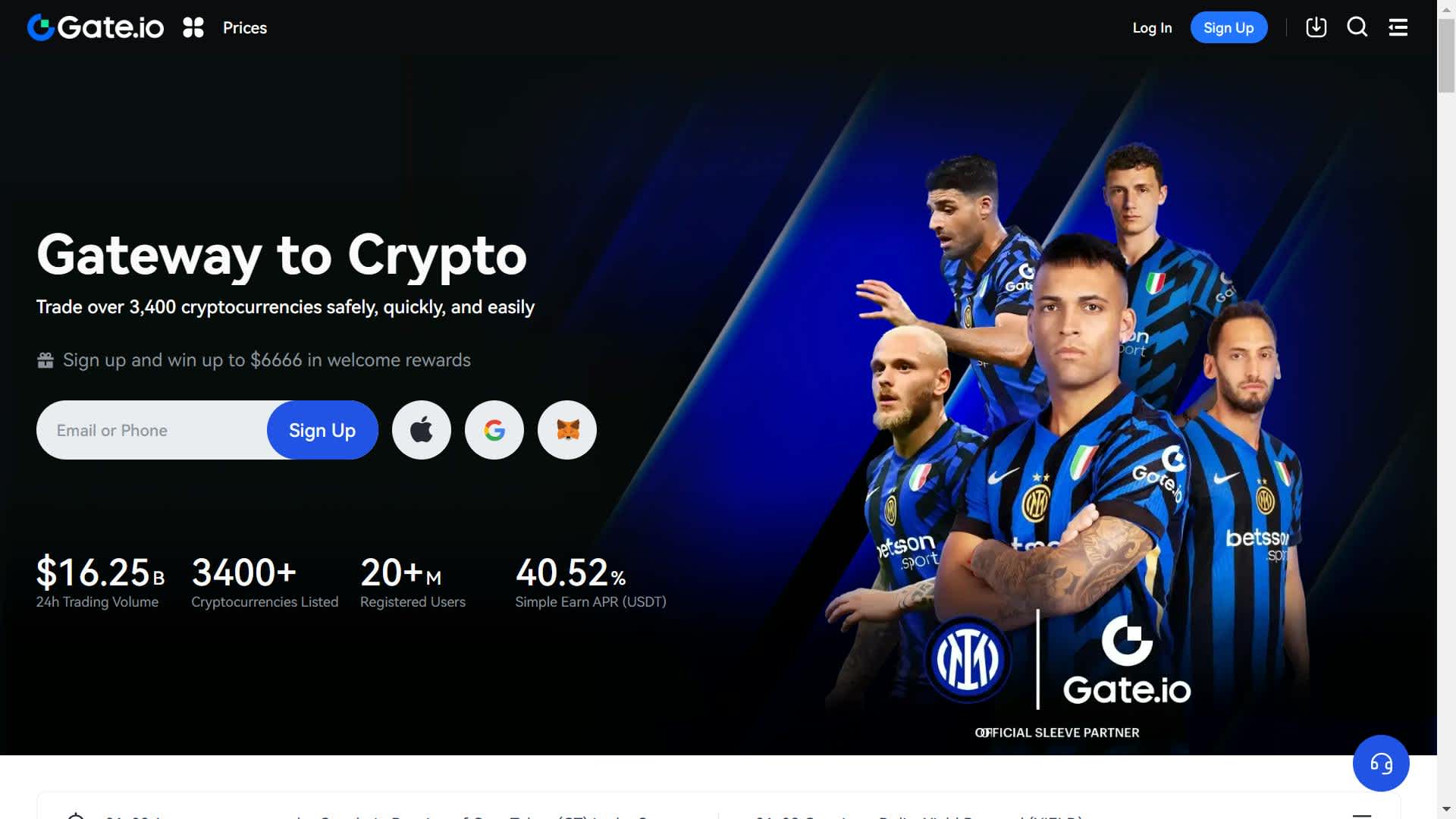 Gate.io: non-KYC crypto exchange