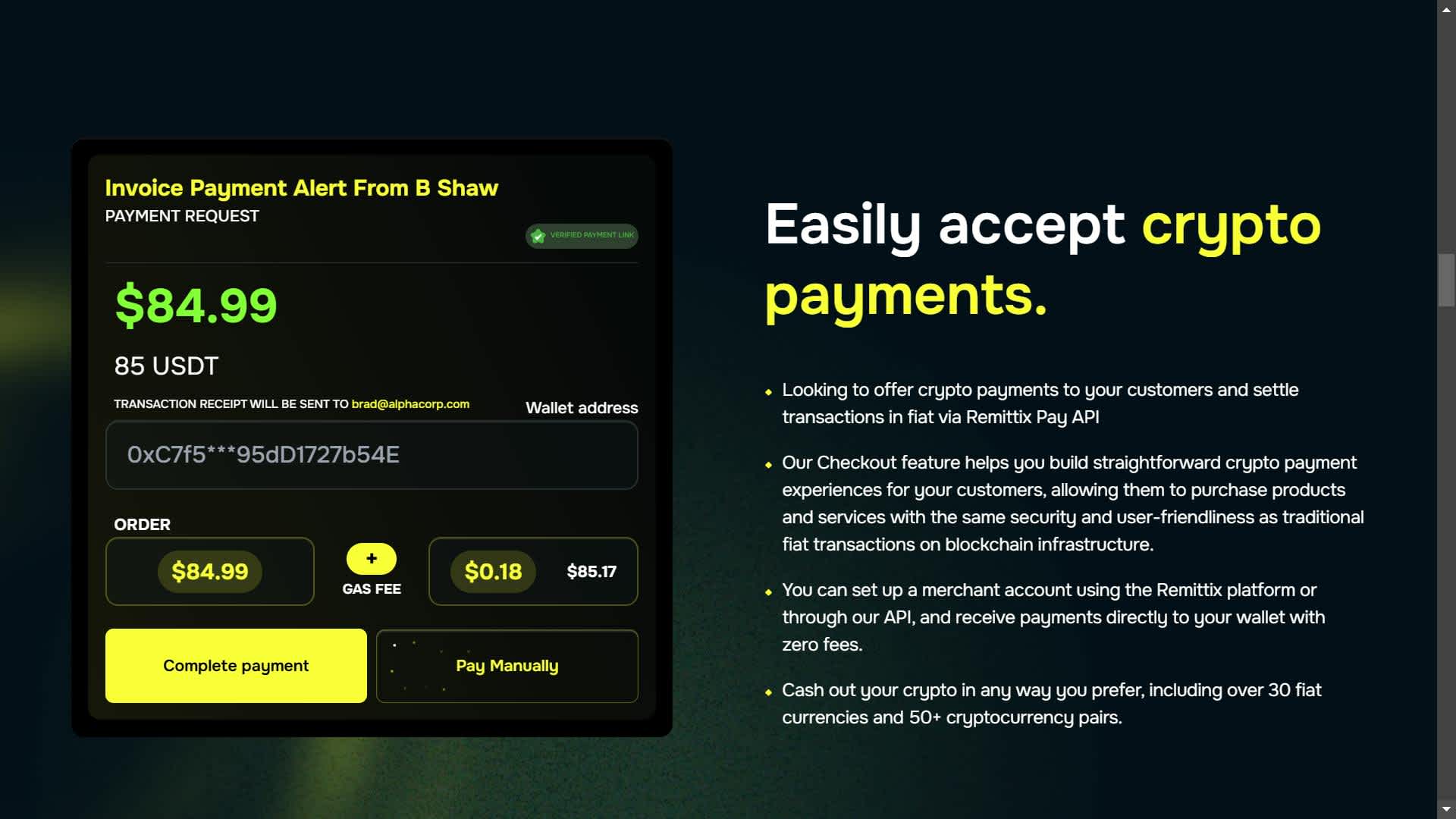 remittix pay api