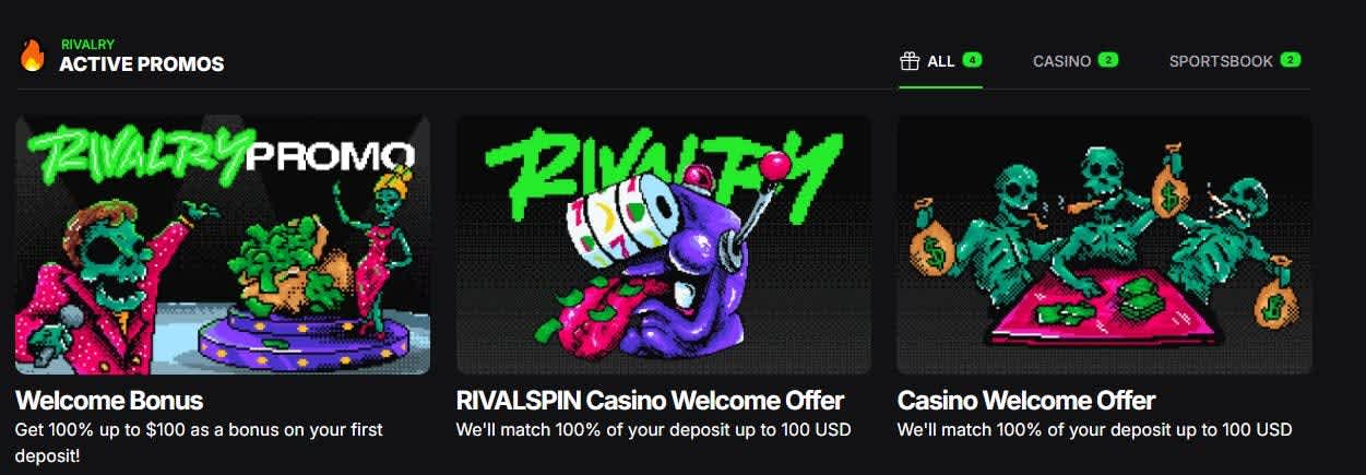 Rivalry NBA Welcome Bonus