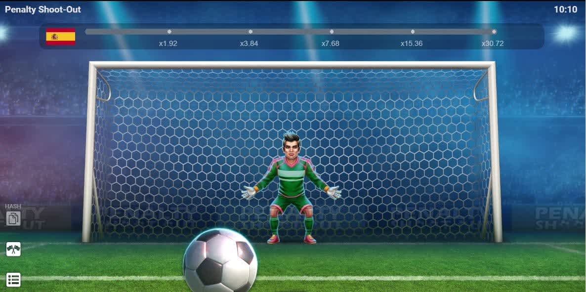 Penalty Shootout casino gameplay