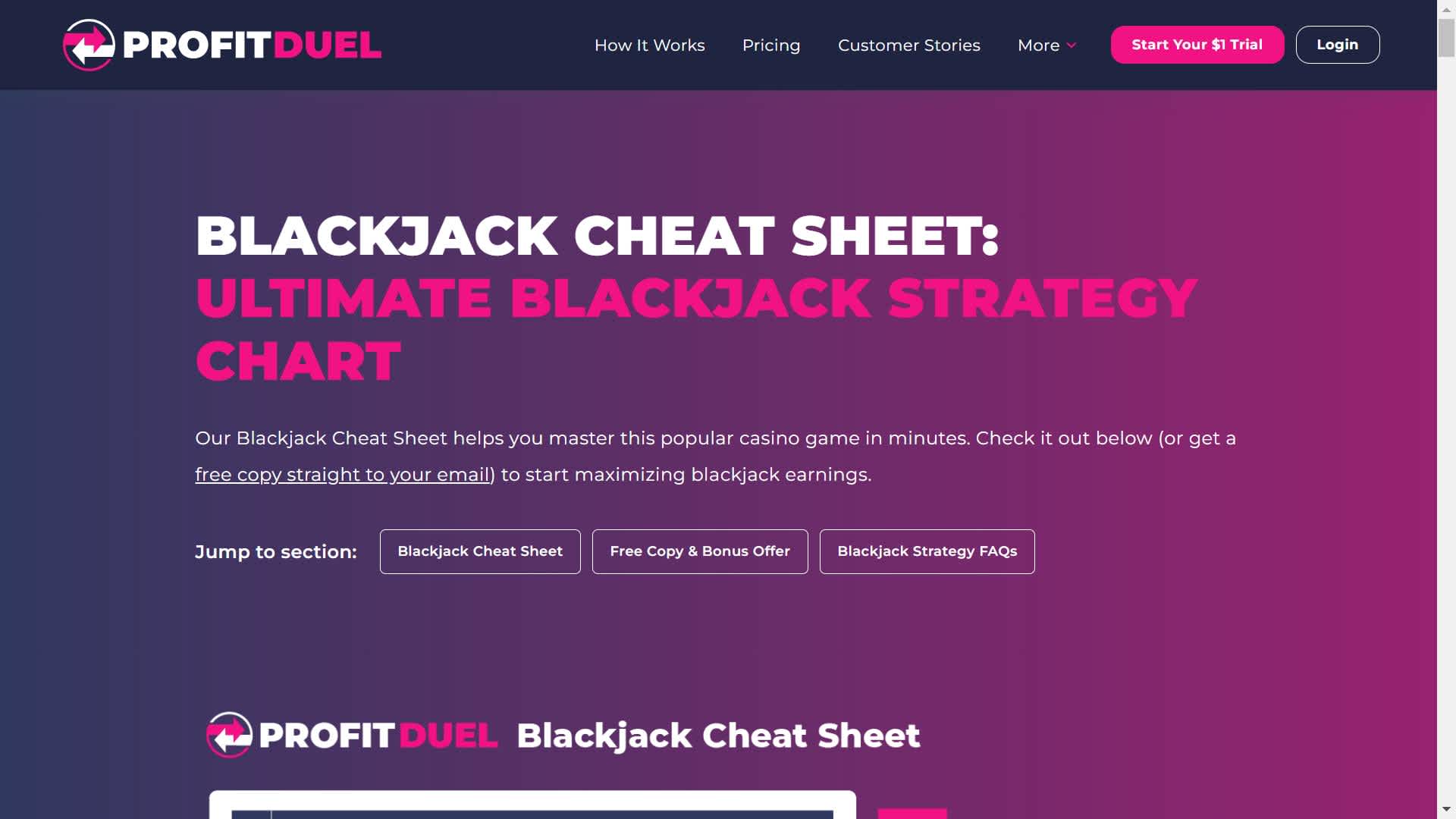 blackjack strategy
