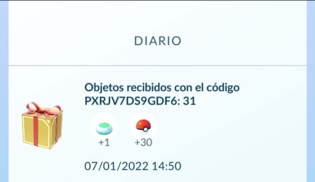 Códigos promocionales Pokémon Go 2024
