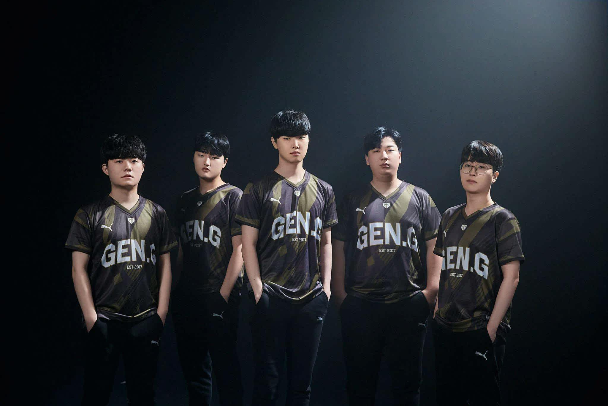 Gen.G 2024 league of legends roster