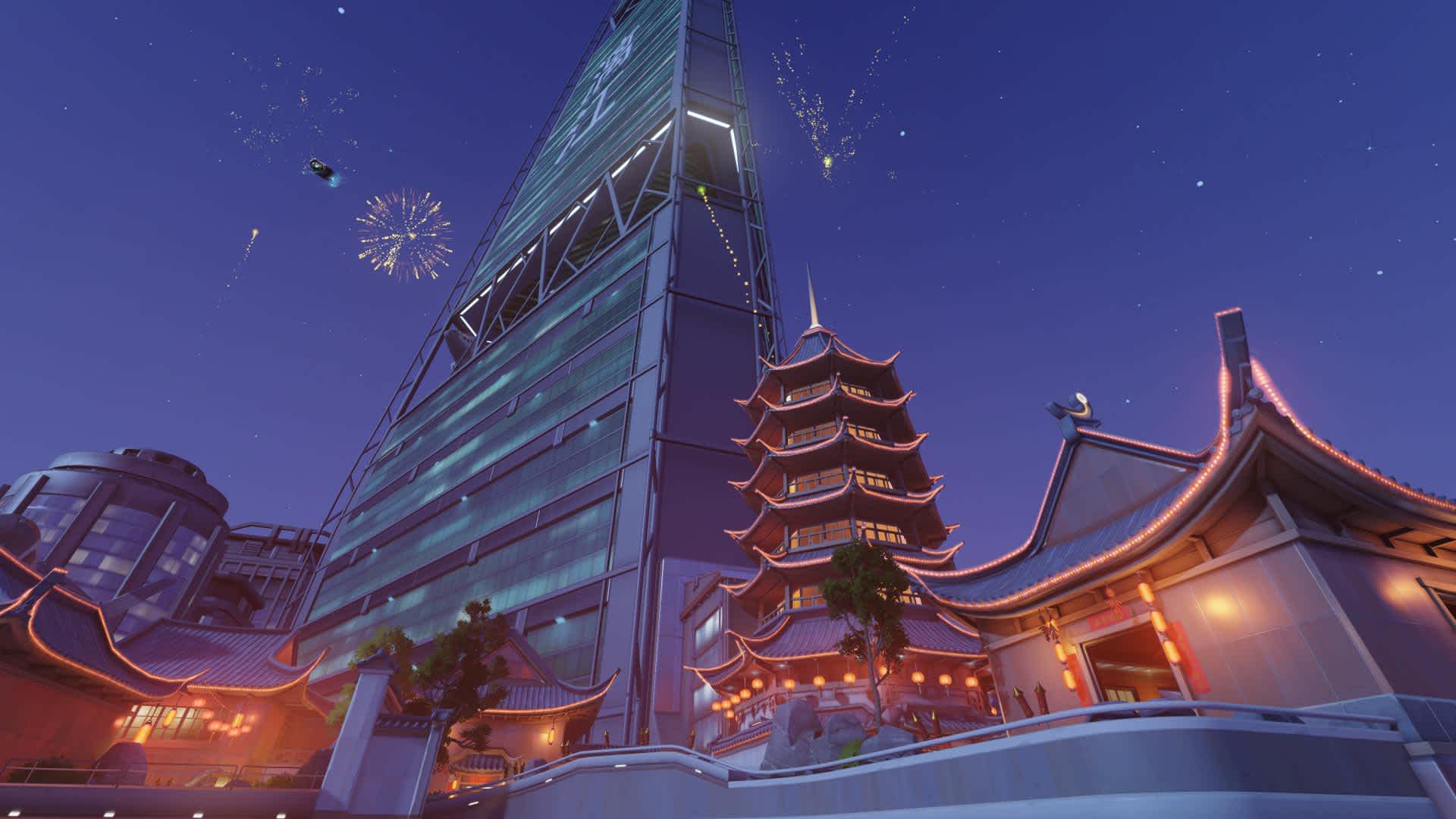 overwatch 2 mapa Torre Lijiang