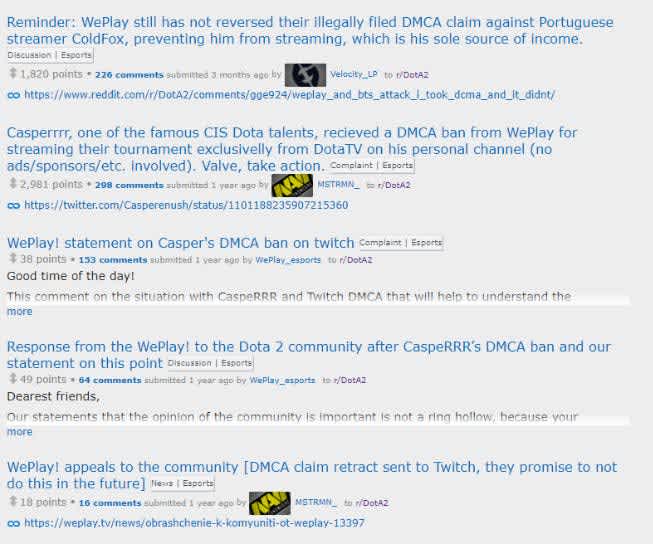 WePlay dmcas coldfox