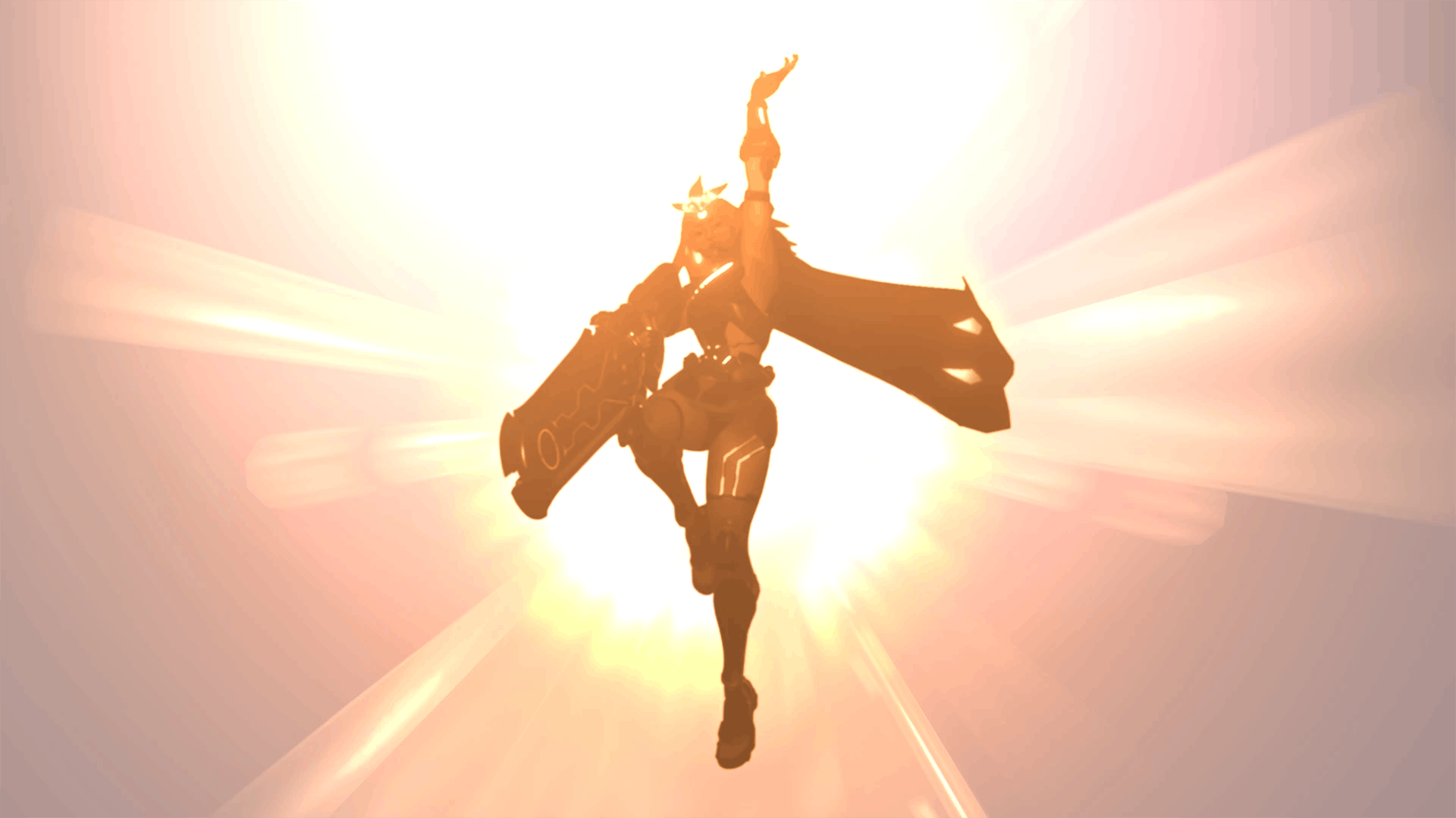 Overwatch 2 Illari using Captive Sun ultimate