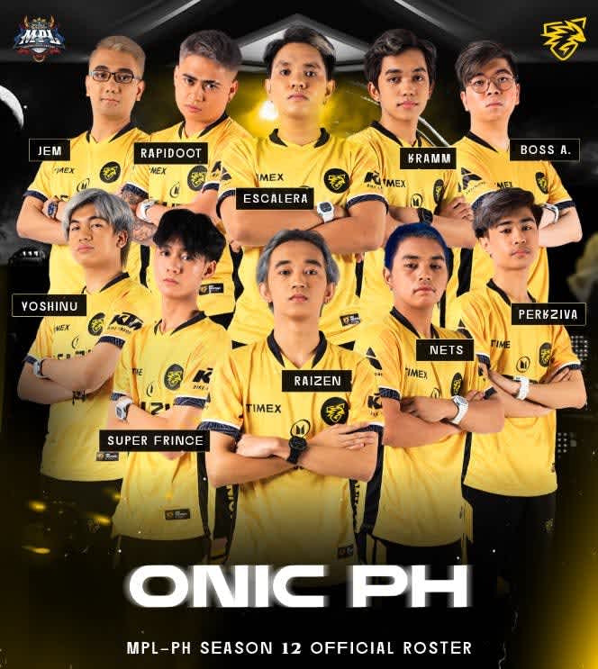 MPL PH S12 Teams: ONIC Philippines
