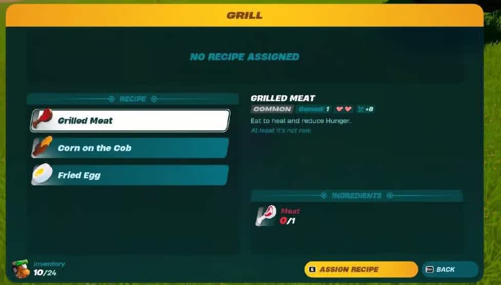 Recetas de comidas lego fortnite
