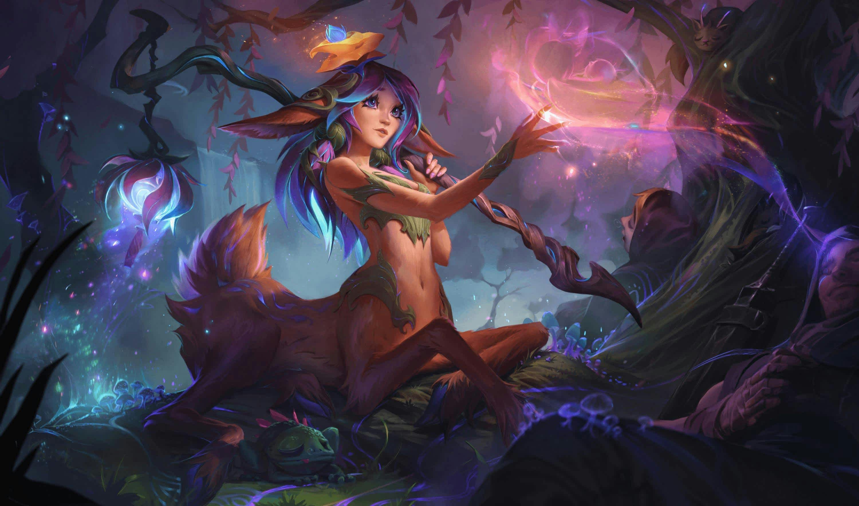 Lillia League of Legends splash art