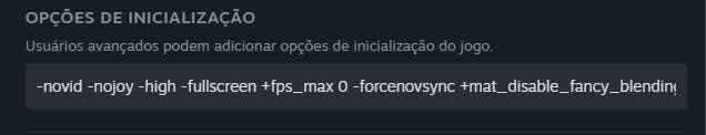  comandos de inicialização do CS:GO
