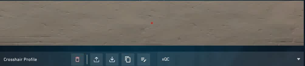 xQC crosshair code. 