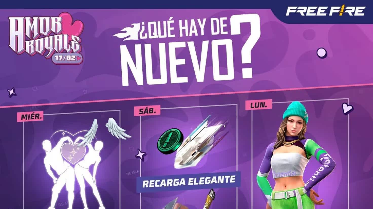 Agenda Semanal de Free Fire