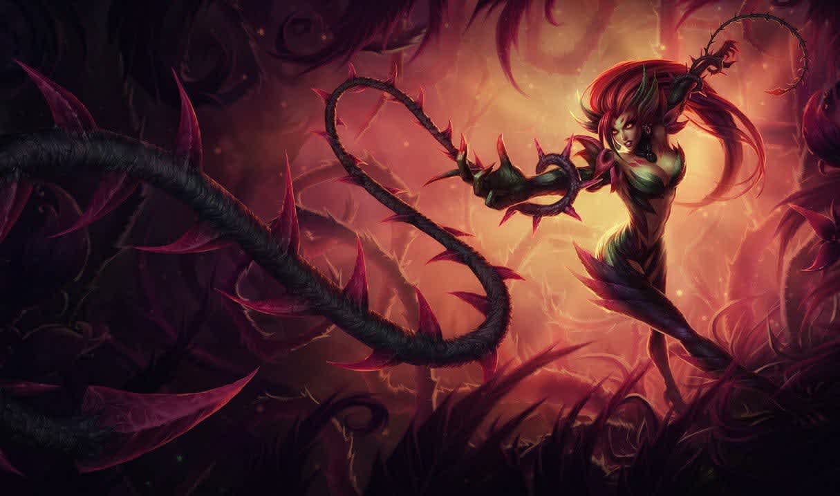 In the League of Legends 13.21 patch notes, Zyra is getting buffed to be a Jungler. 