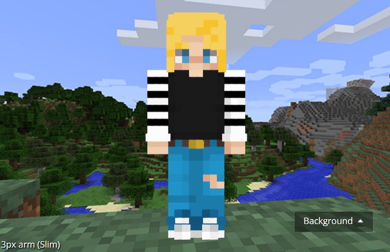 Skin de Minecraft de Goku