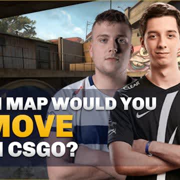 Which is the least favorite CS:GO map of the pro players?