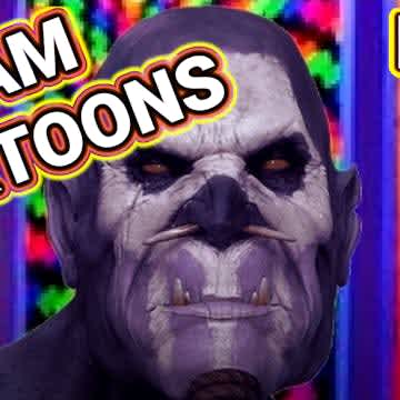 Witch Doctor watches cartoons