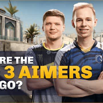 Who are the top 3 aimers in Counter-Strike