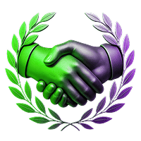 Affiliates Shaking Hands Icon