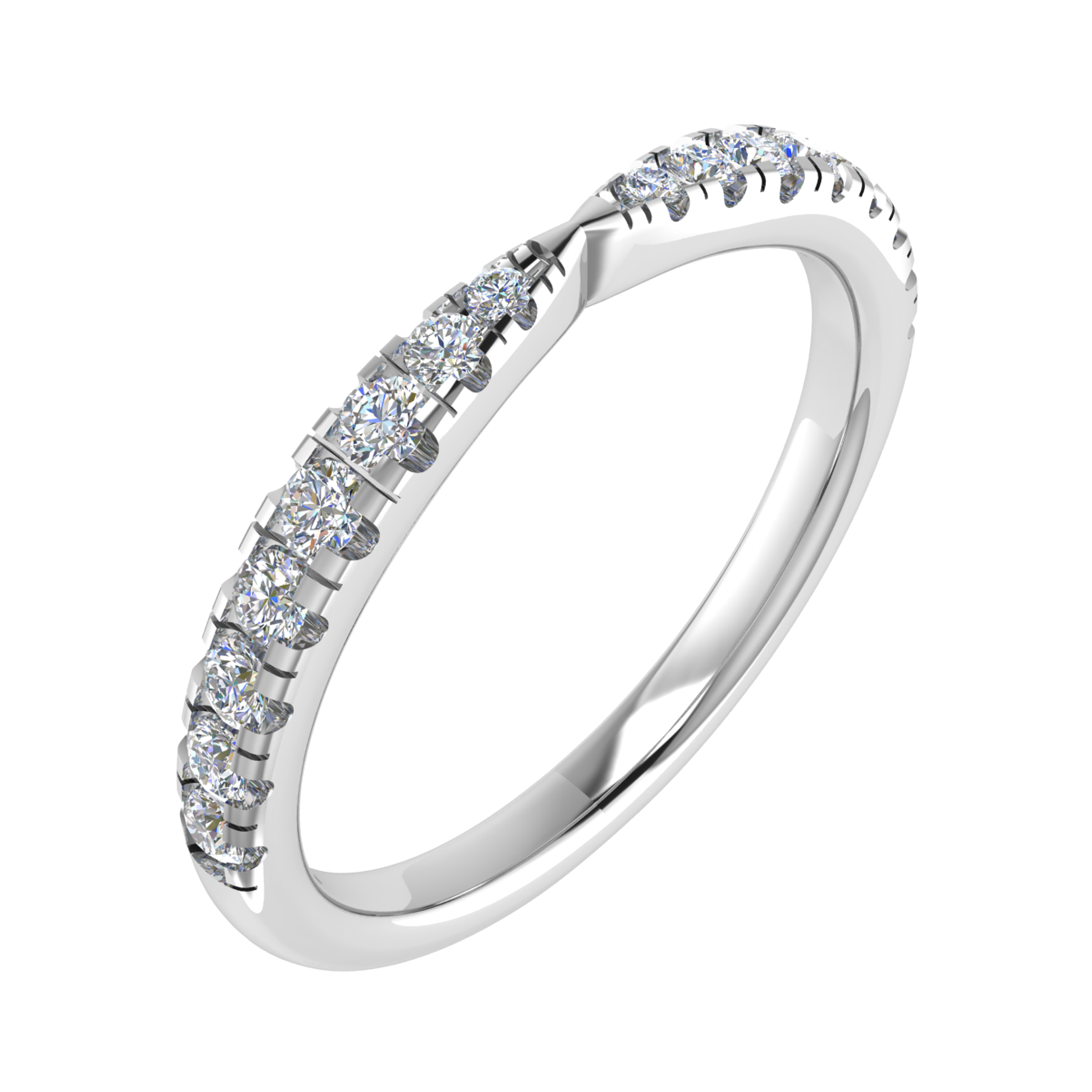 Pinched, Eternity Ring, Diamond Ring, Wedding Ring, Engagement Ring, Engagement Diamond Ring, Wedding Diamond Ring