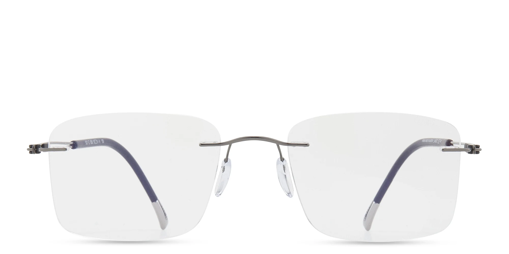 Rimless Square Eyeglasses