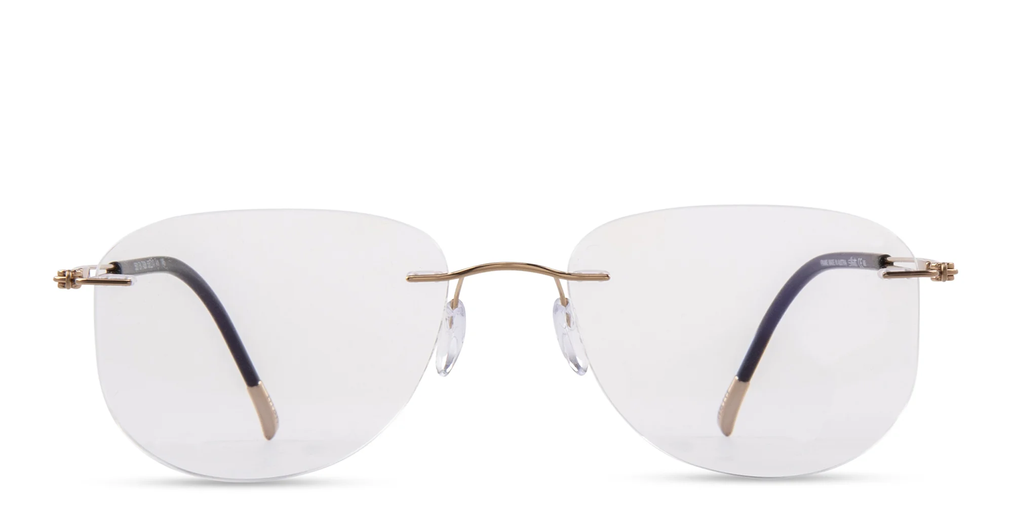Rimless Aviator Eyeglasses