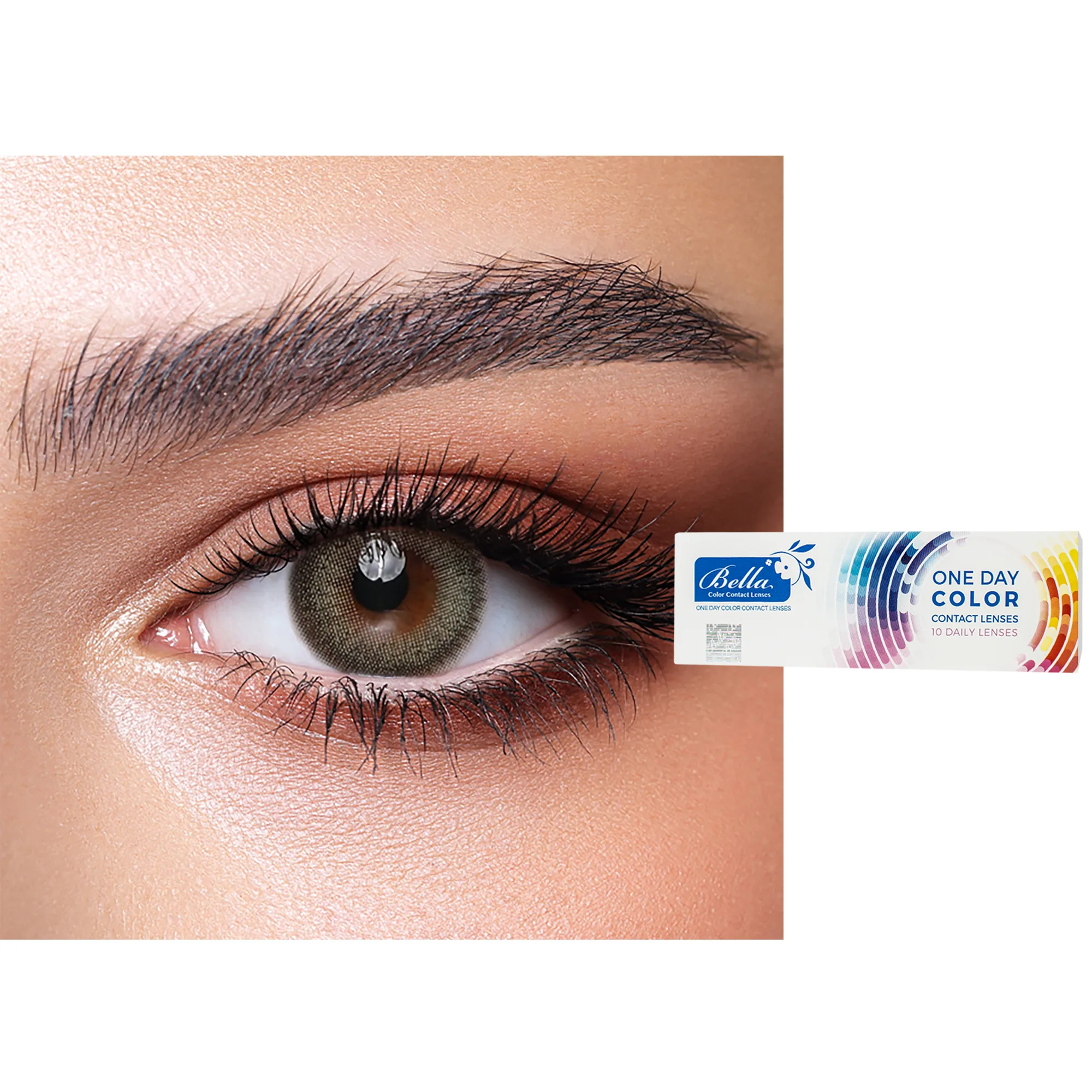 One-Day Color Contact Lenses - Pine