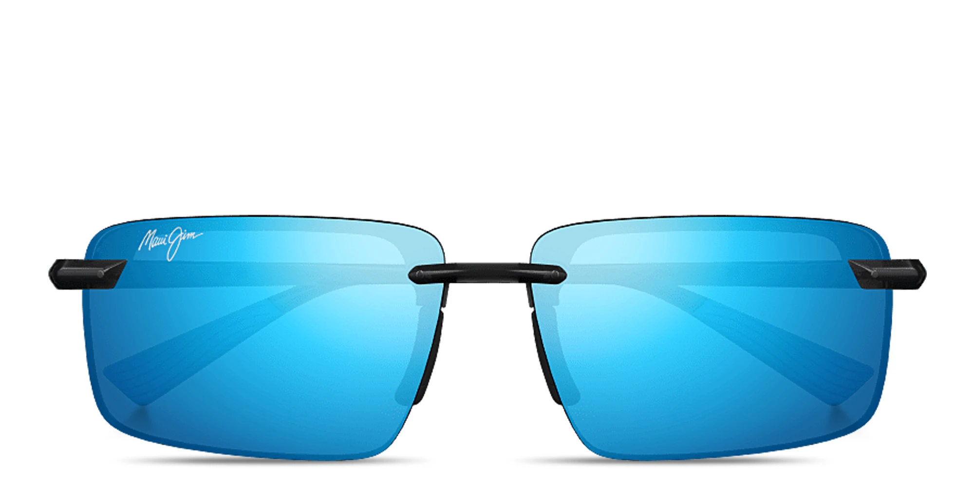 Laulima Unisex Rimless Rectangle Sunglasses