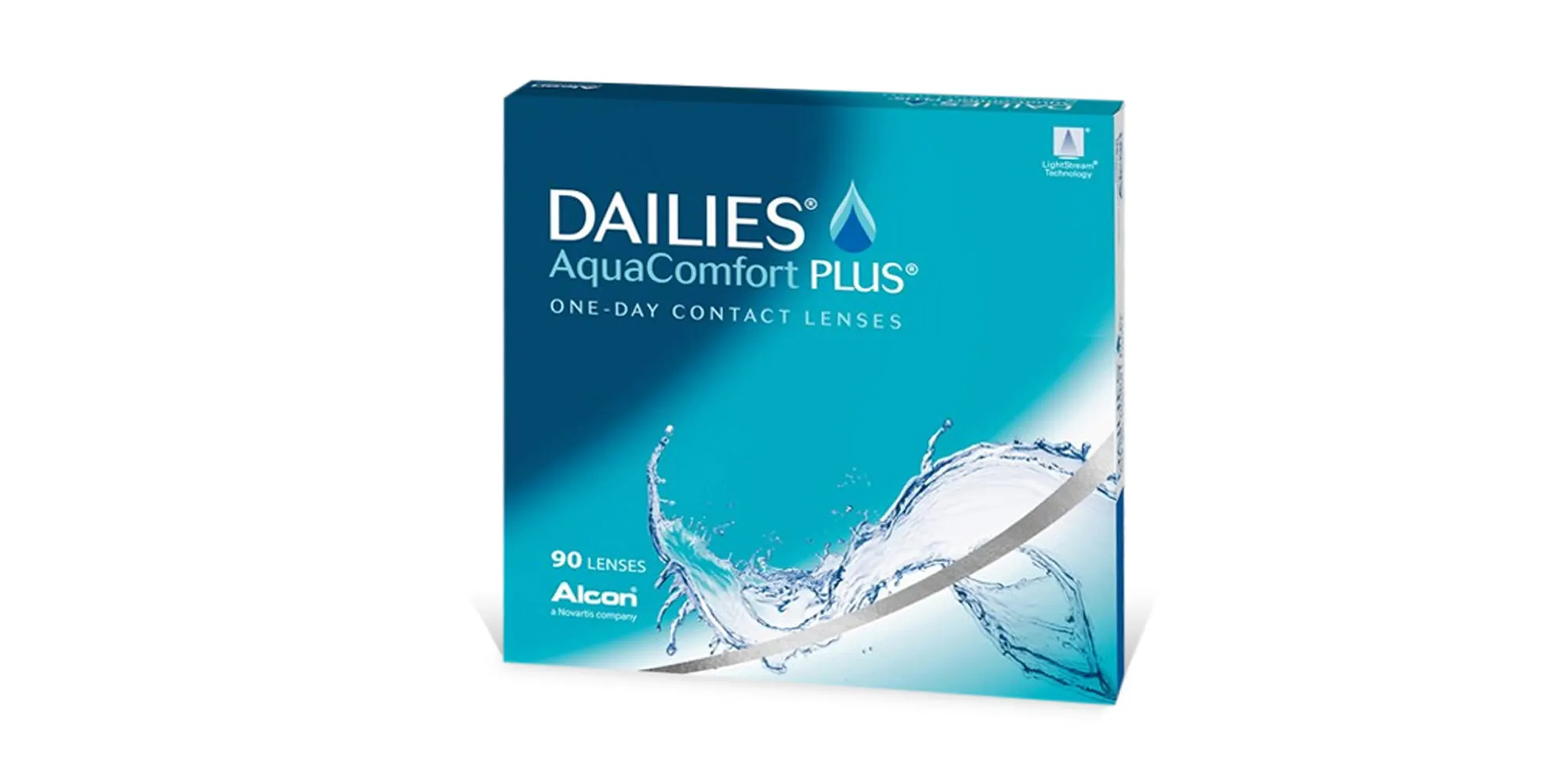 Aquacomfort Plus 1-Day Clear Contact Lenses - Pack of 90