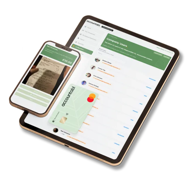 Accountabl-business-prepaid-card The Accountabl app, portal and business prepaid card