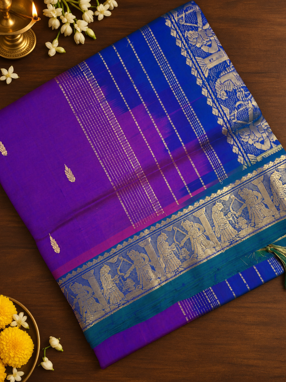 Elegant Handwoven Silk Saree