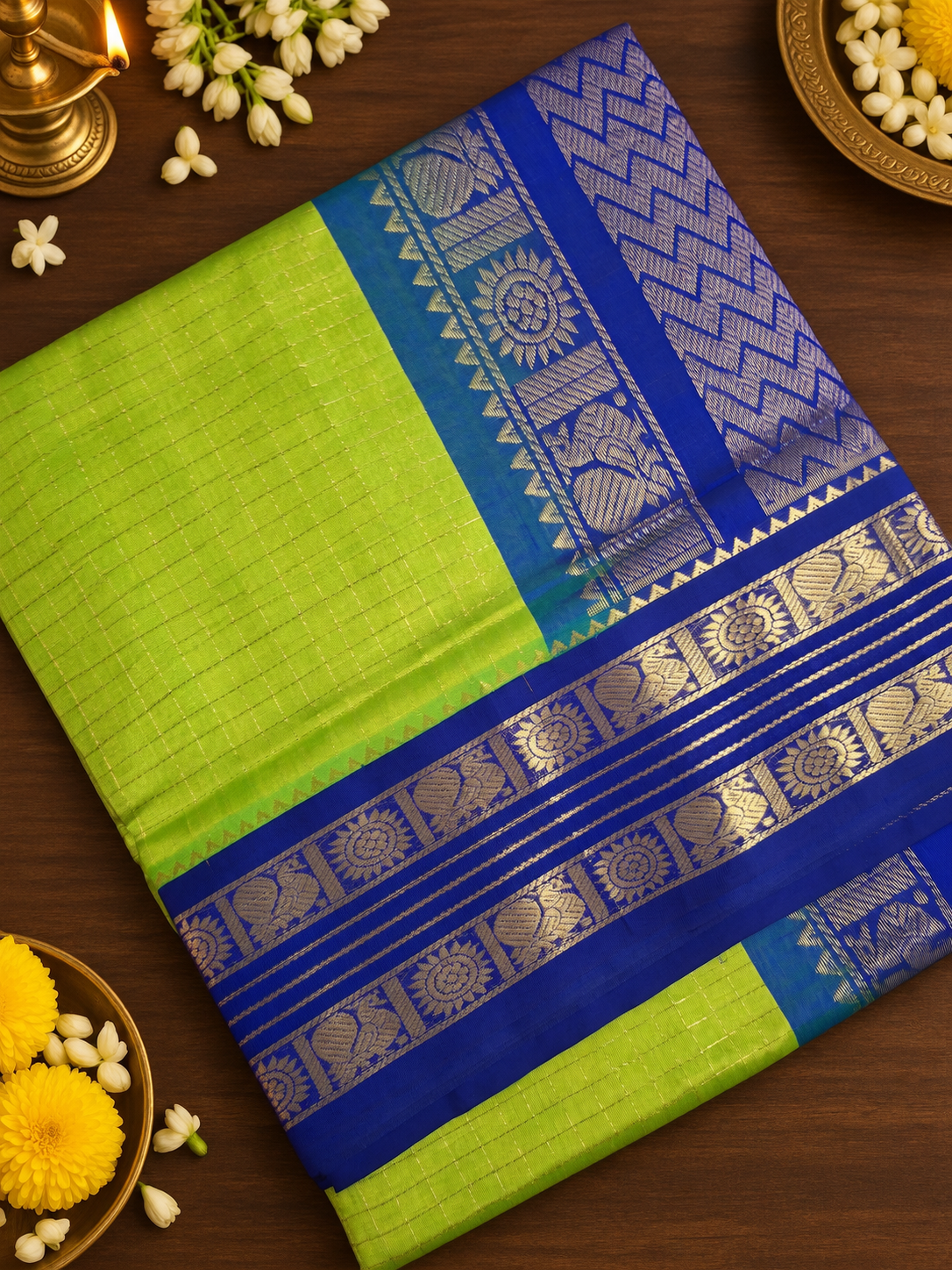 Exquisite Handwoven Silk Saree