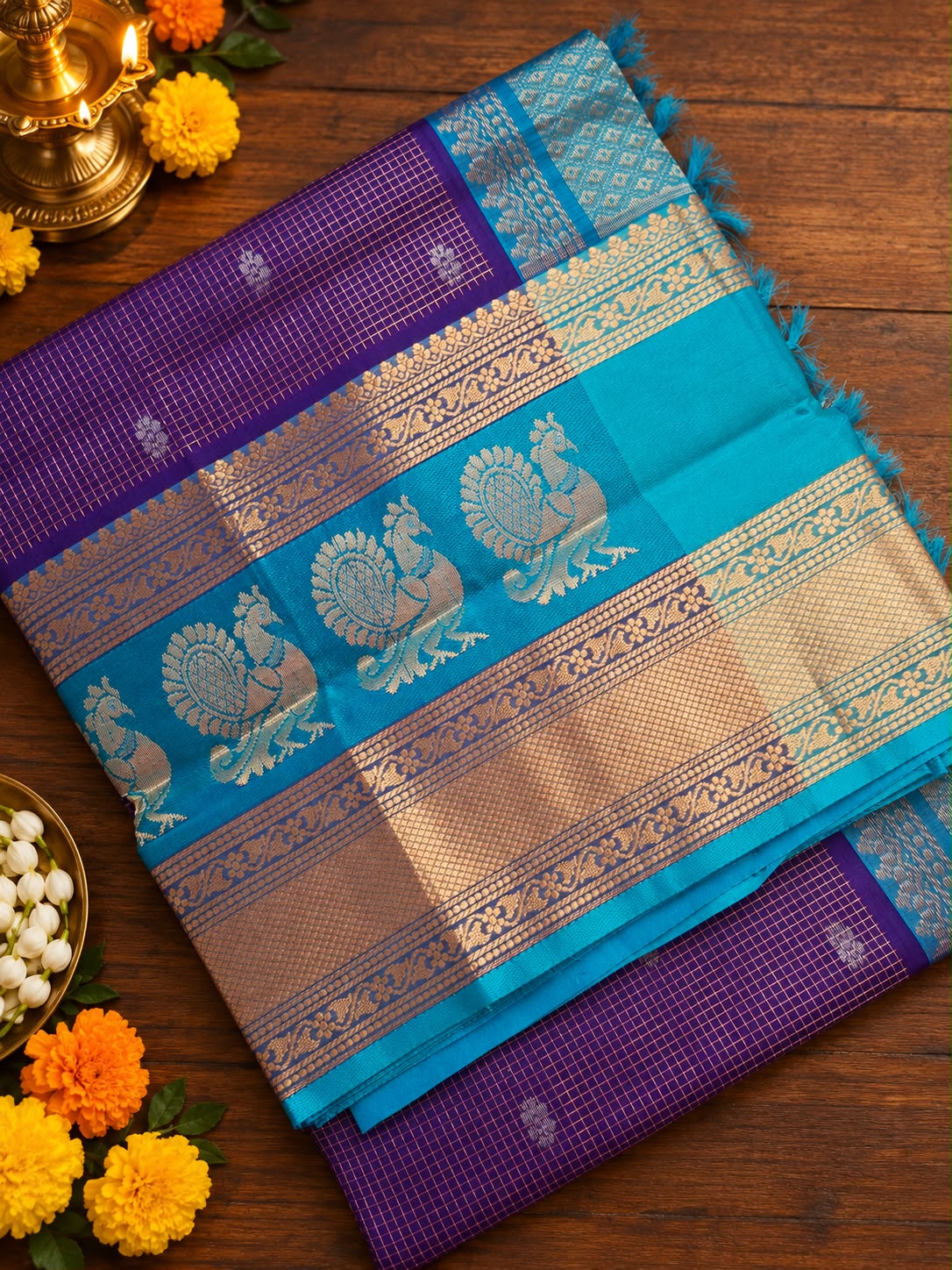 Gorgeous Handwoven Silk Cotton Saree