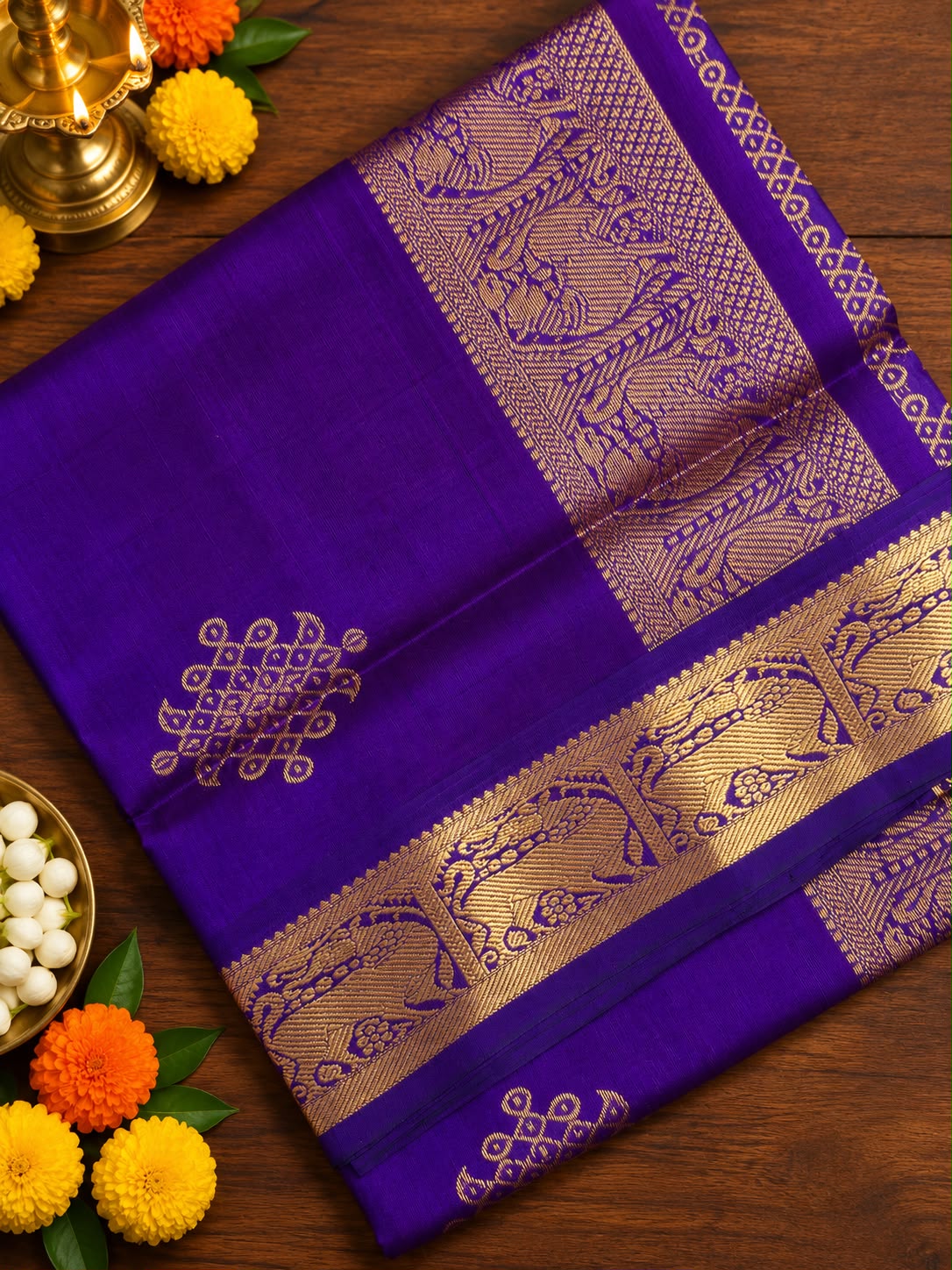 Alluring Handwoven Silk Cotton Saree