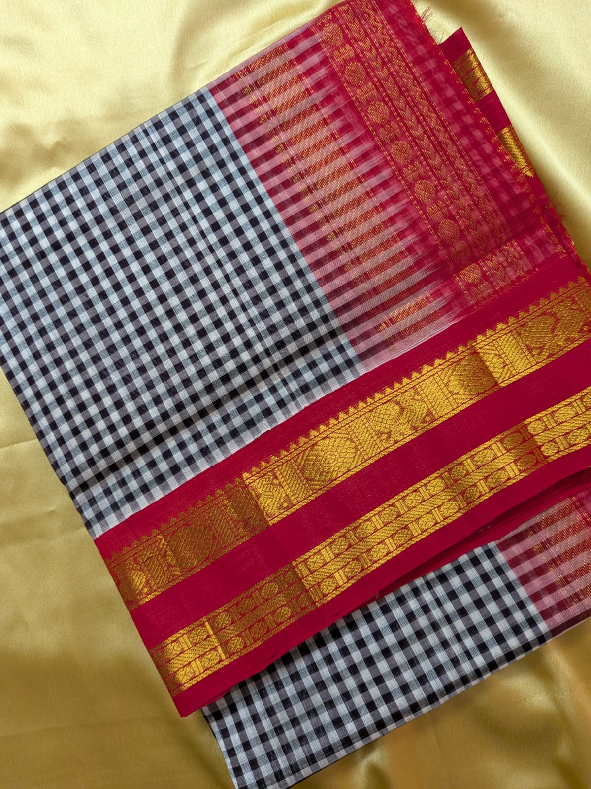 Premium Handwoven Silk Cotton Saree