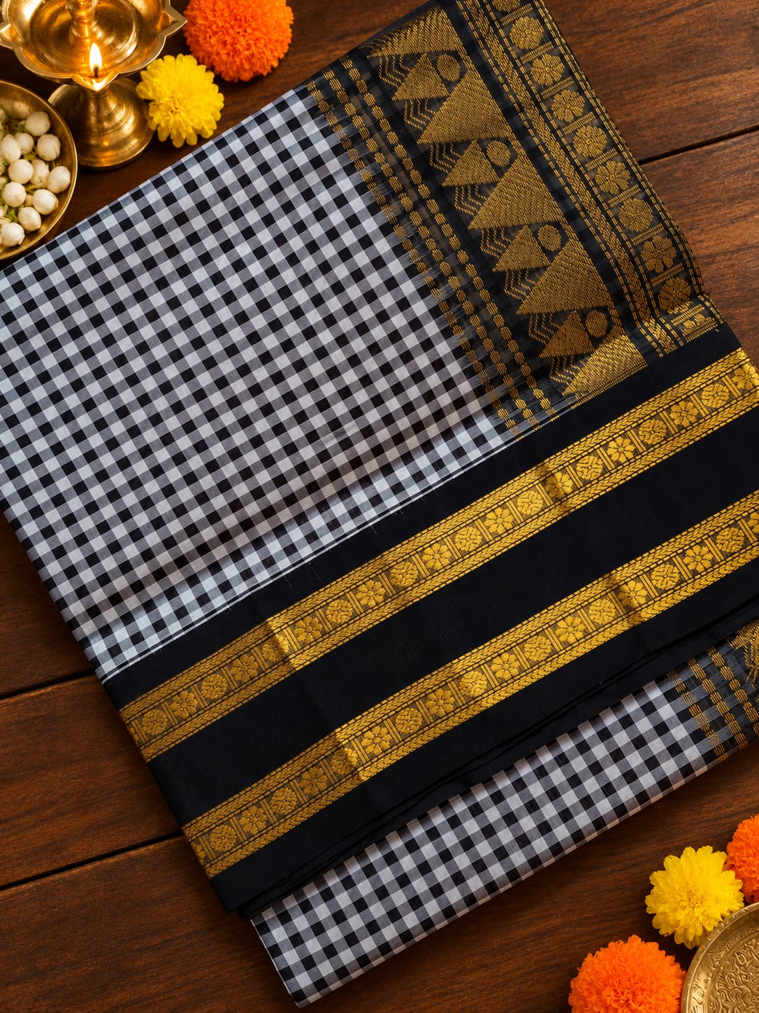 Premium Handwoven Silk Cotton Saree