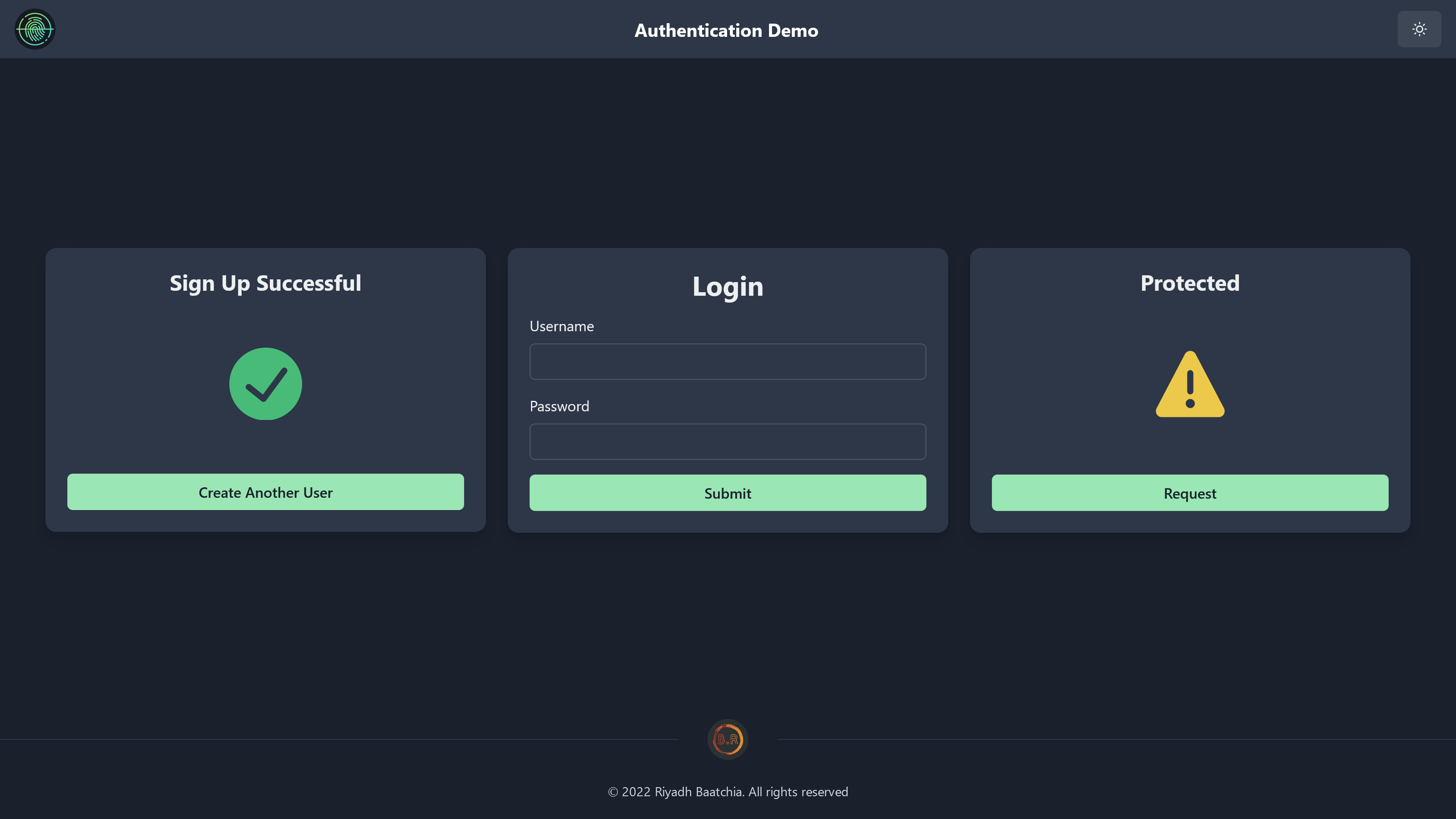 Authentication Demo