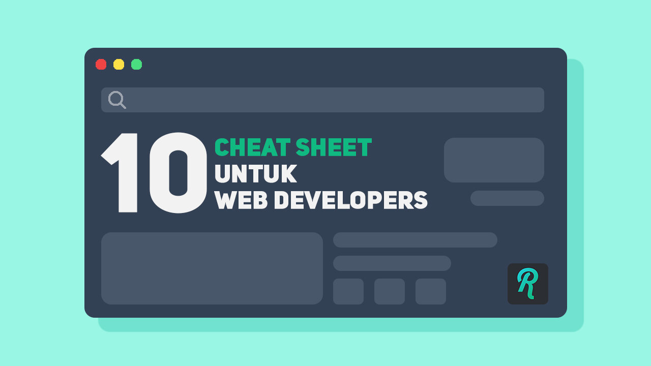 10 Cheat Sheets untuk Web Developers