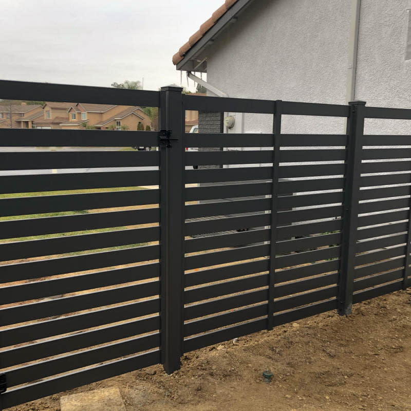Aluminum fence by LA Fence Craft