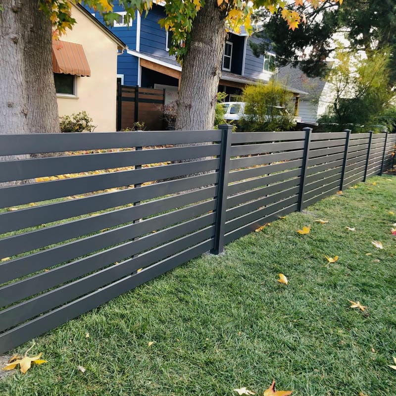 Aluminum fence by LA Fence Craft