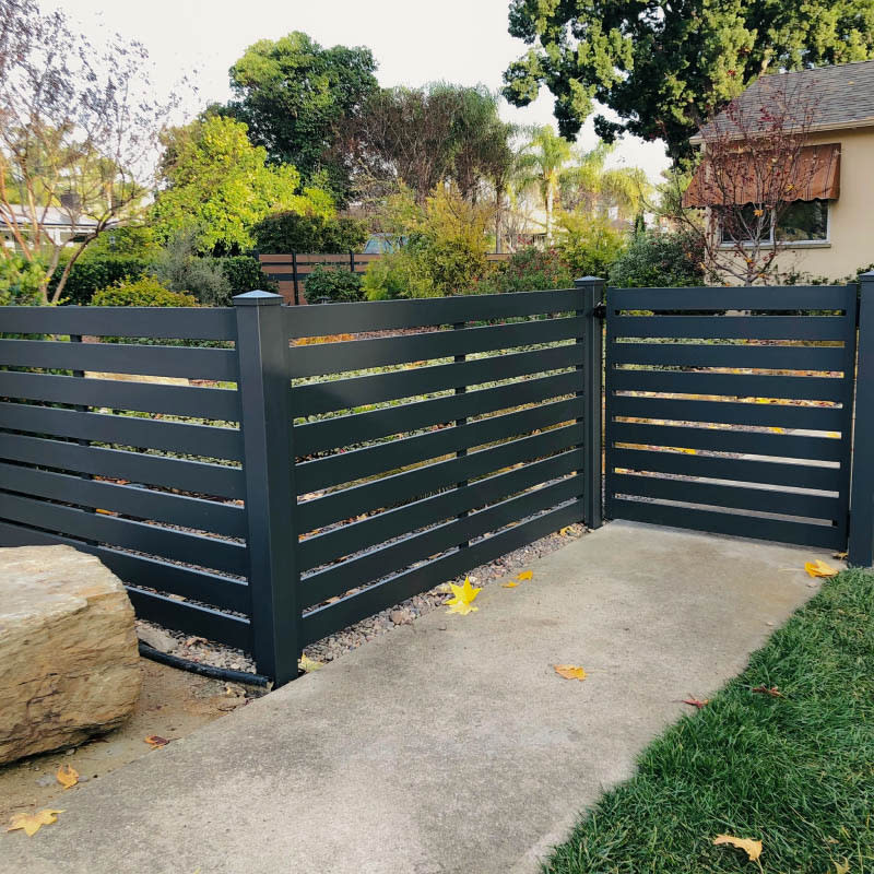 Aluminum fence by LA Fence Craft