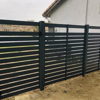 Aluminum fence by LA Fence Craft
