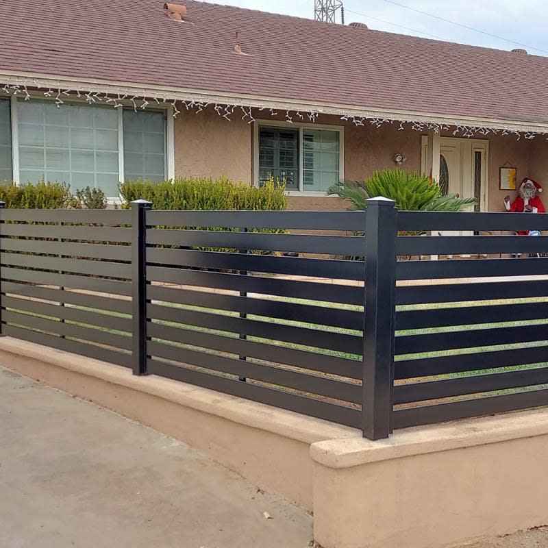 Aluminum fence by LA Fence Craft