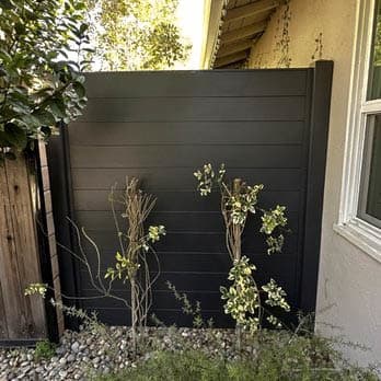Aluminum fence by LA Fence Craft