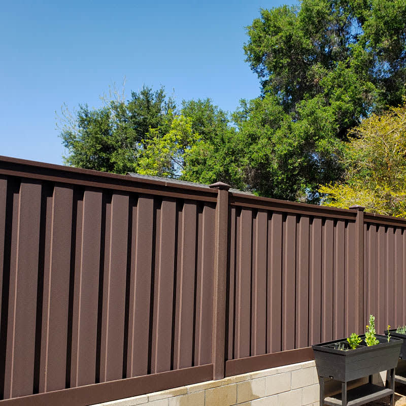 Composite fence by LA Fence Craft