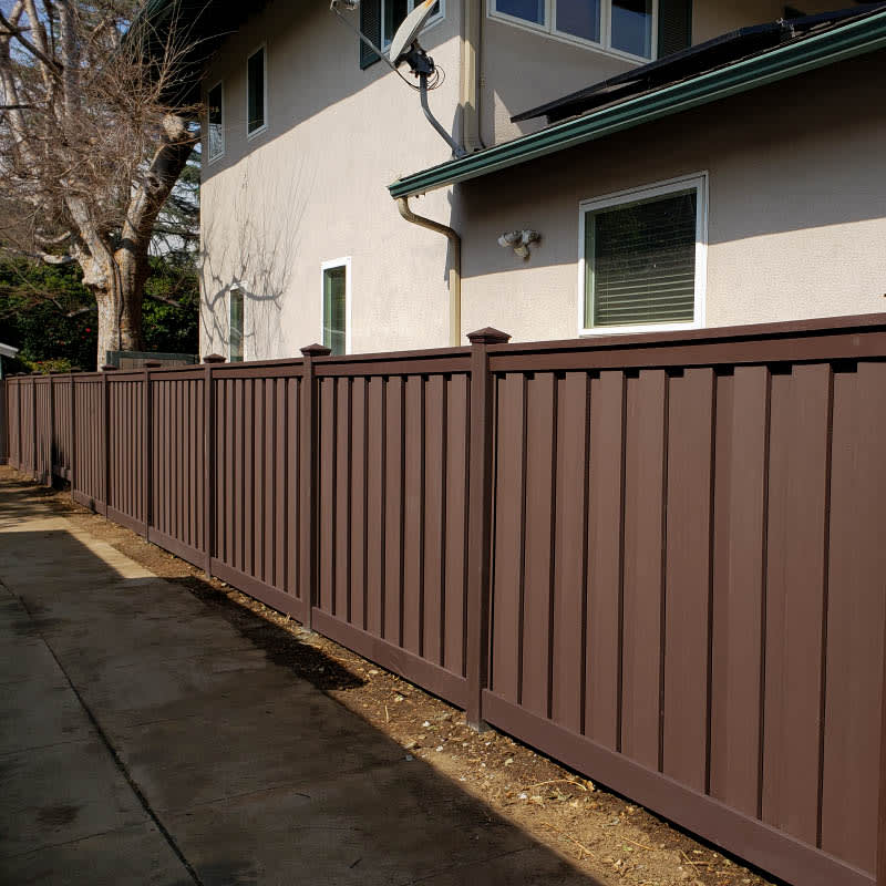 Composite fence by LA Fence Craft