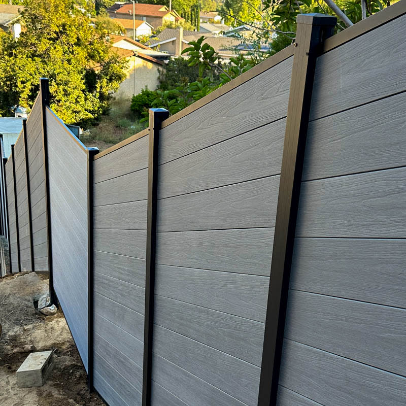 Composite fence by LA Fence Craft