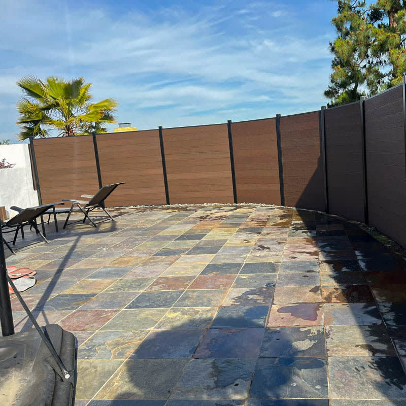 Composite fence by LA Fence Craft