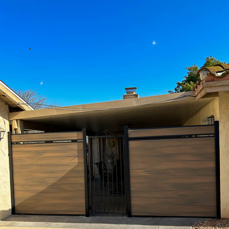 Composite fence by LA Fence Craft