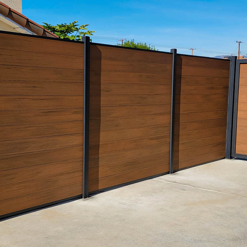 Composite fence by LA Fence Craft